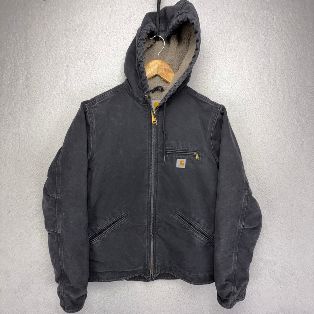 Carhartt Sierra Jacket Sherpa Lined Womens XS WJ141 BLK Black